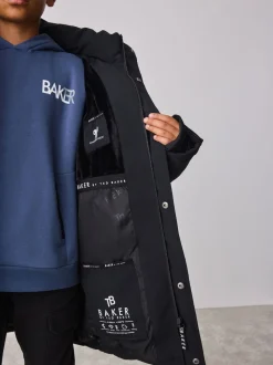 Noir - Manteau matelassé long imperméable Baker by Ted Baker