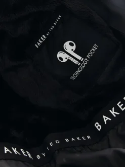 Noir - Manteau matelassé long imperméable Baker by Ted Baker