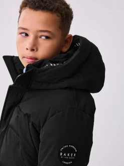 Noir - Manteau matelassé long imperméable Baker by Ted Baker