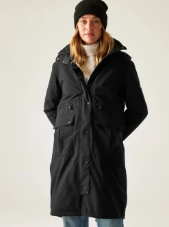 Noir - Manteau Regatta Yannta Isotex imperméable respirant