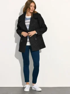 Noir - M&Co Caban en boucle