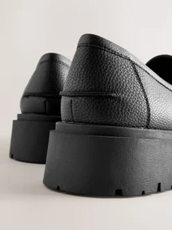 Noir - Mocassins à glands à plateforme épaisse Forever Comfort