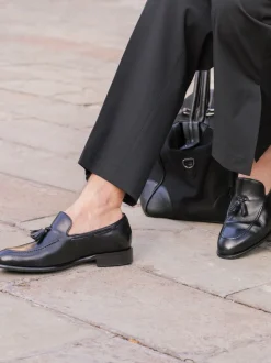 Noir - Mocassins en cuir Jones Bootmaker Devon2