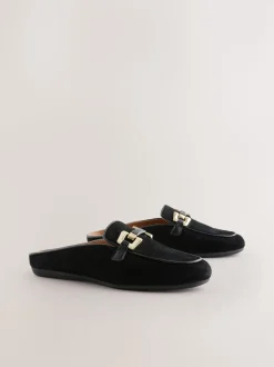 Noir - Mocassins Forever Comfort® en cuir avec bordures matérielles