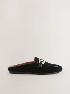 Noir - Mocassins Forever Comfort® en cuir avec bordures matérielles