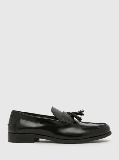 Noir - Mocassins Schuh Ryder en cuir