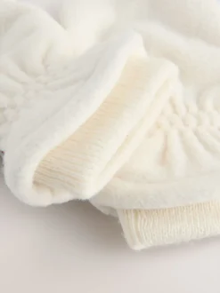 Noir - Moufles en polaire (3 mois-6 ans)