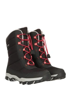 Noir - Mountain Warehouse Bottes de neige adaptées pour les jeunes de l'Ohio