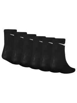 Noir - Nike Chaussettes Col rond pour petits enfants 6 Lot