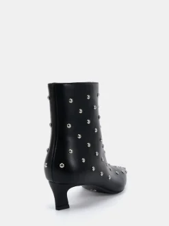 Noir - Novo bottines Kiki cloutées à talon bas