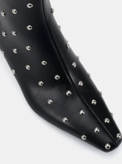 Noir - Novo bottines Kiki cloutées à talon bas