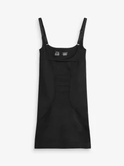 Noir - Nuisette gainante au ventre sans soutien-gorge