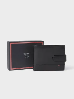 Noir - Osprey London The London Leather Coin Wallet