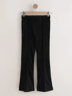 Noir - Pantalon bootcut en velours côtelé lissant