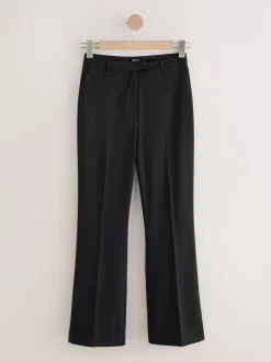 Noir - Pantalon bootcut habillé