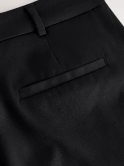 Noir - Pantalon bootcut habillé