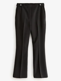 Noir - Pantalon bootcut habillé