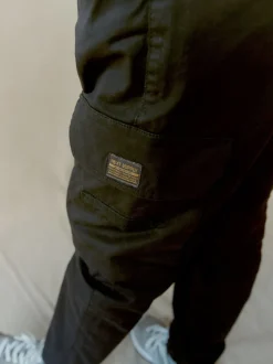 Noir - Pantalon cargo (3-16ans)