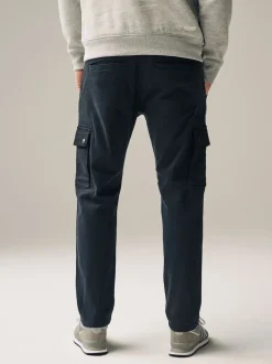 Noir - Pantalon cargo coupe ajustée Motionflex stretch