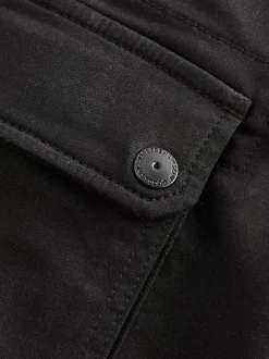 Noir - Pantalon cargo coupe ajustée Motionflex stretch