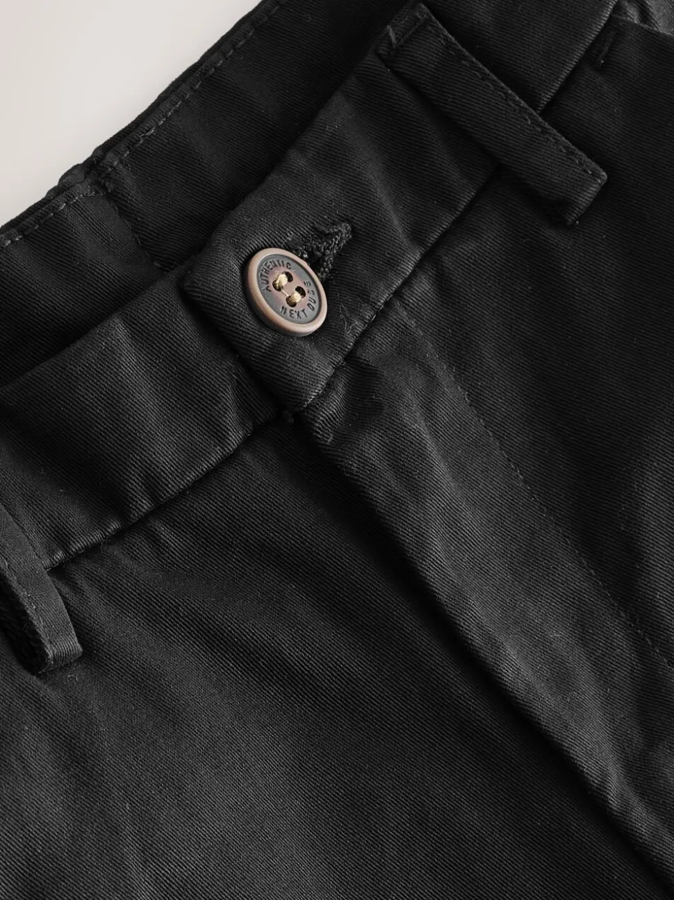 Noir - Pantalon chino extensible (3-17ans)