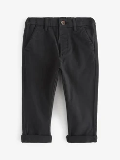 Noir - Pantalon chino extensible (3mois-7ans)