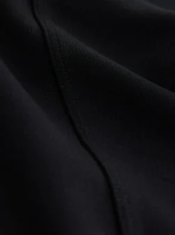 Noir - Pantalon de jogging fuselé en jersey