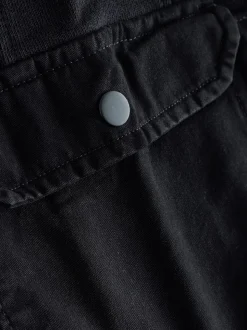 Noir - Pantalon de jogging style utilitaire délavé