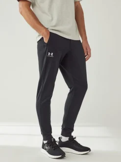 Noir - Pantalon de jogging Under Armour style sport en maille
