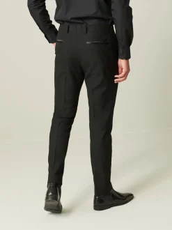 Noir - Pantalon de smoking skinny