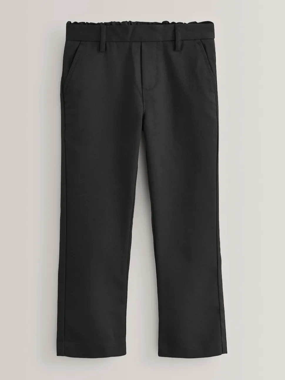 Noir - Pantalon droit formel pour l'école (3-17ans)