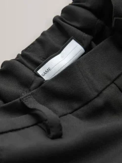 Noir - Pantalon droit formel pour l'école (3-17ans)