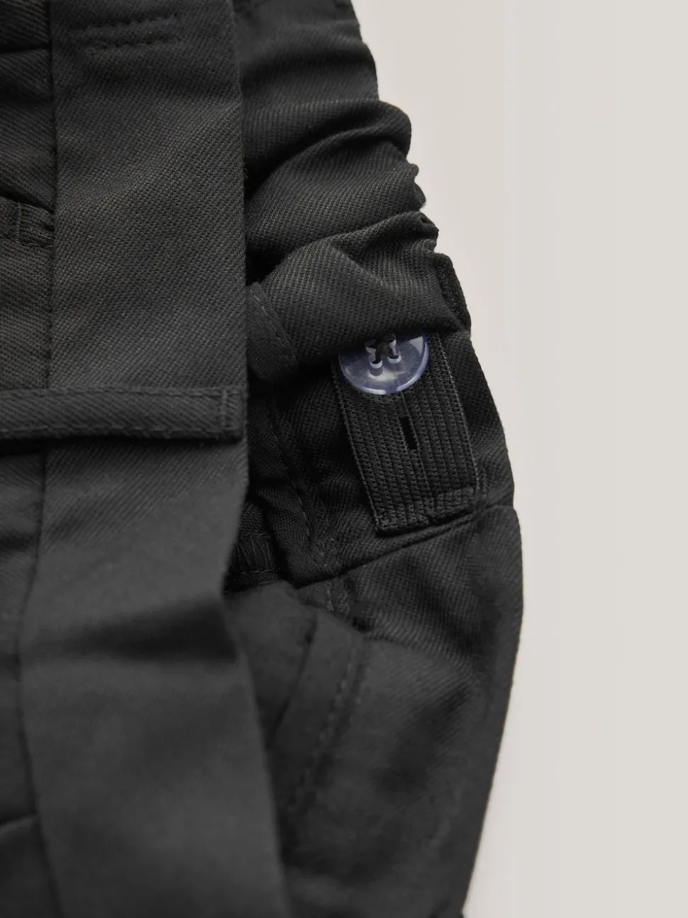 Noir - Pantalon droit formel pour l'école (3-17ans)