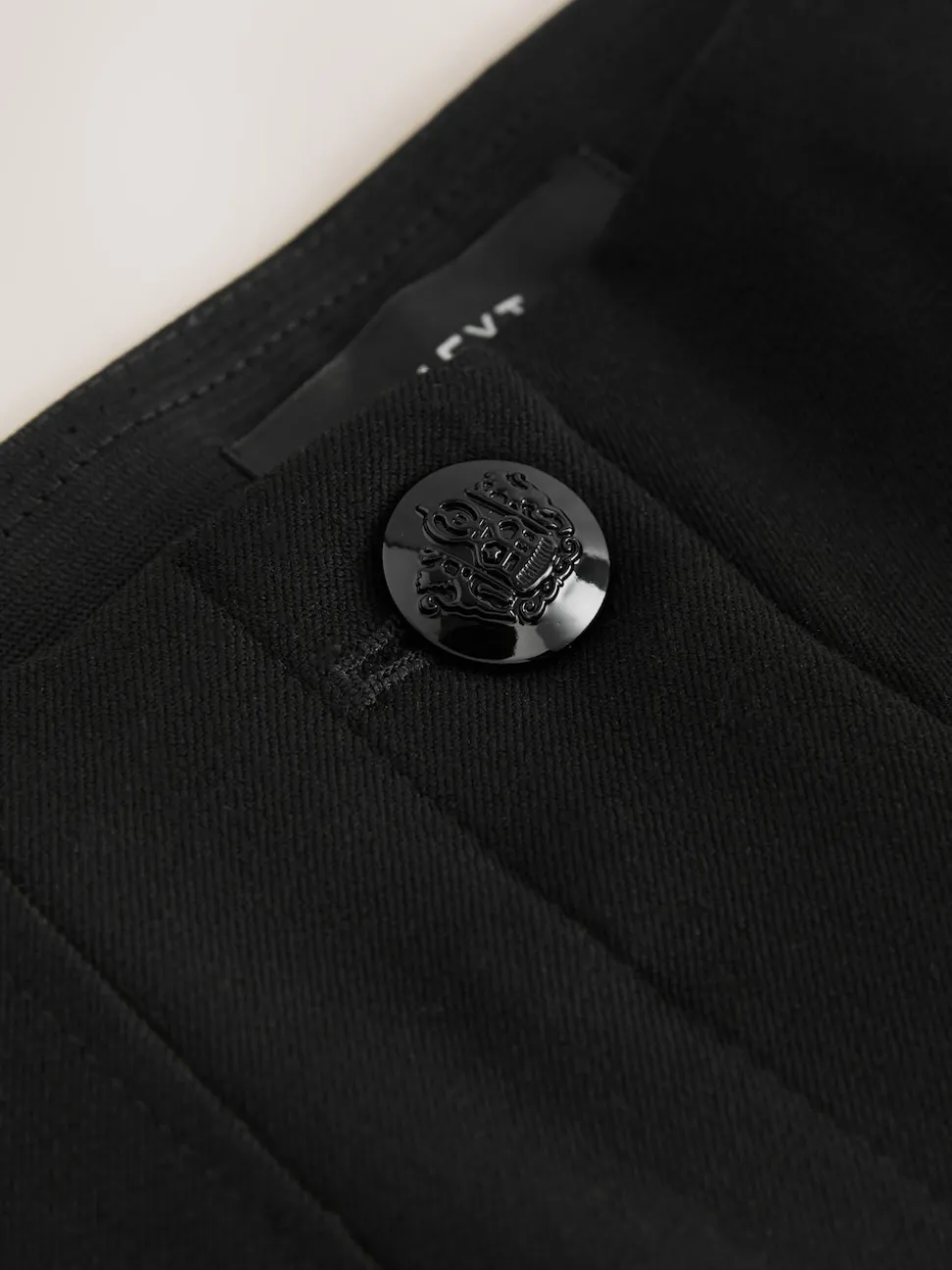 Noir - Pantalon militaire sculptant