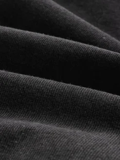 Noir - Pantalon sablier bootcut en velours côtelé