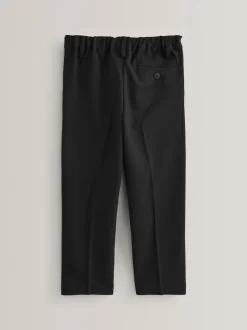 Noir - Pantalon scolaire à plis (3-17ans)