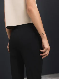 Noir - Pantalon skinny ajusté