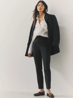 Noir - Pantalon skinny coupe ajustée