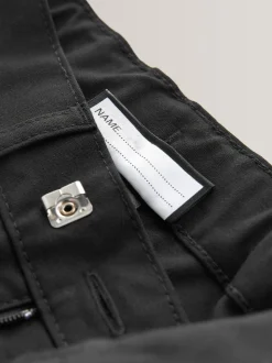 Noir - Pantalon skinny extensible pour l'école (3-17ans)