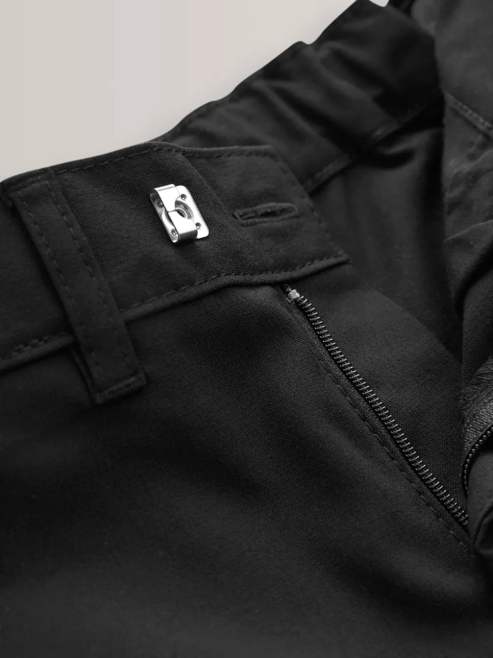 Noir - Pantalon skinny extensible pour l'école (3-17ans)