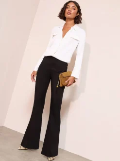 Noir - Pantalon évasé Friends Like These Sculpting extensible