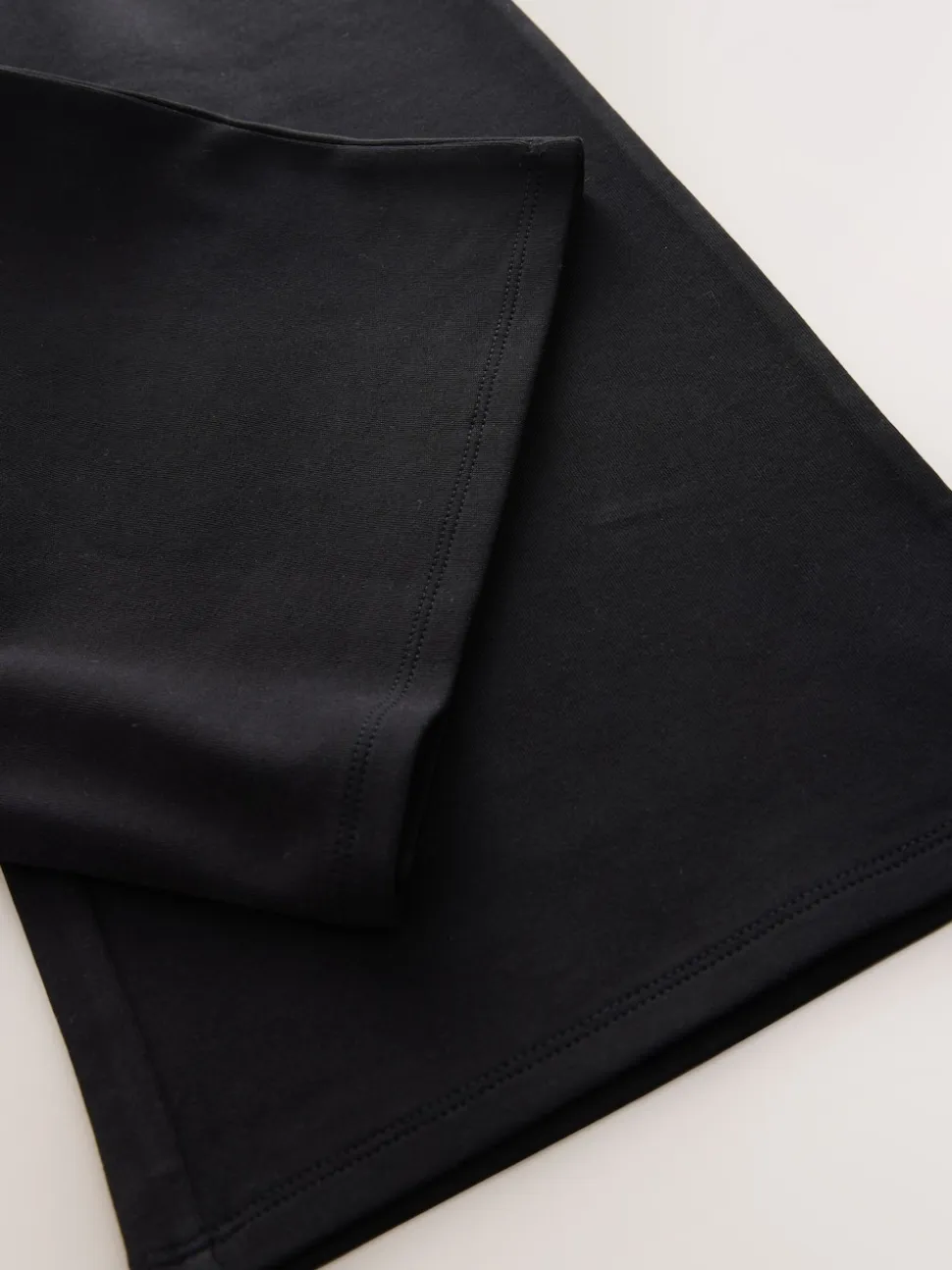 Noir - Pantalons Amples en jersey extensible en coton riche (3-17ans)