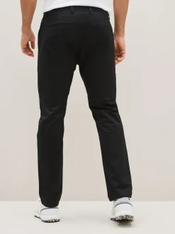 Noir - Pantalons chino stretch Imperméable Golf