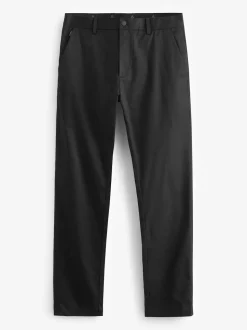 Noir - Pantalons chino stretch Imperméable Golf