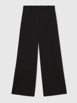 Noir - Pantalons de costume amples Reiss Gabi