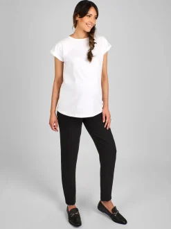 Noir - Pantalons de grossesse JoJo Maman Bébé fuselés