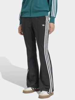 Noir - Pantalons de survêtement adidas Originals BB Firebird évasé