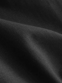 Noir - Pantalons de travail à enfiler avec lin