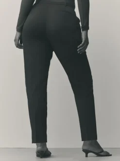 Noir - Pantalons slim Ajusté Hourglass