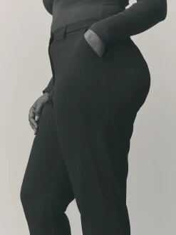 Noir - Pantalons slim Ajusté Hourglass